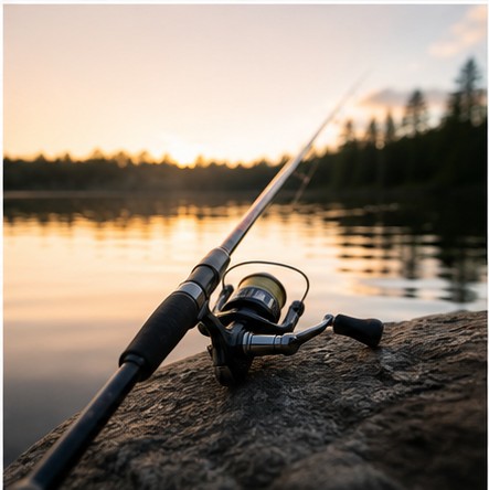 Bass lure and tackle tray context